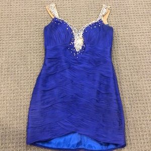 Macduggal Cassandra stone pageant cocktail